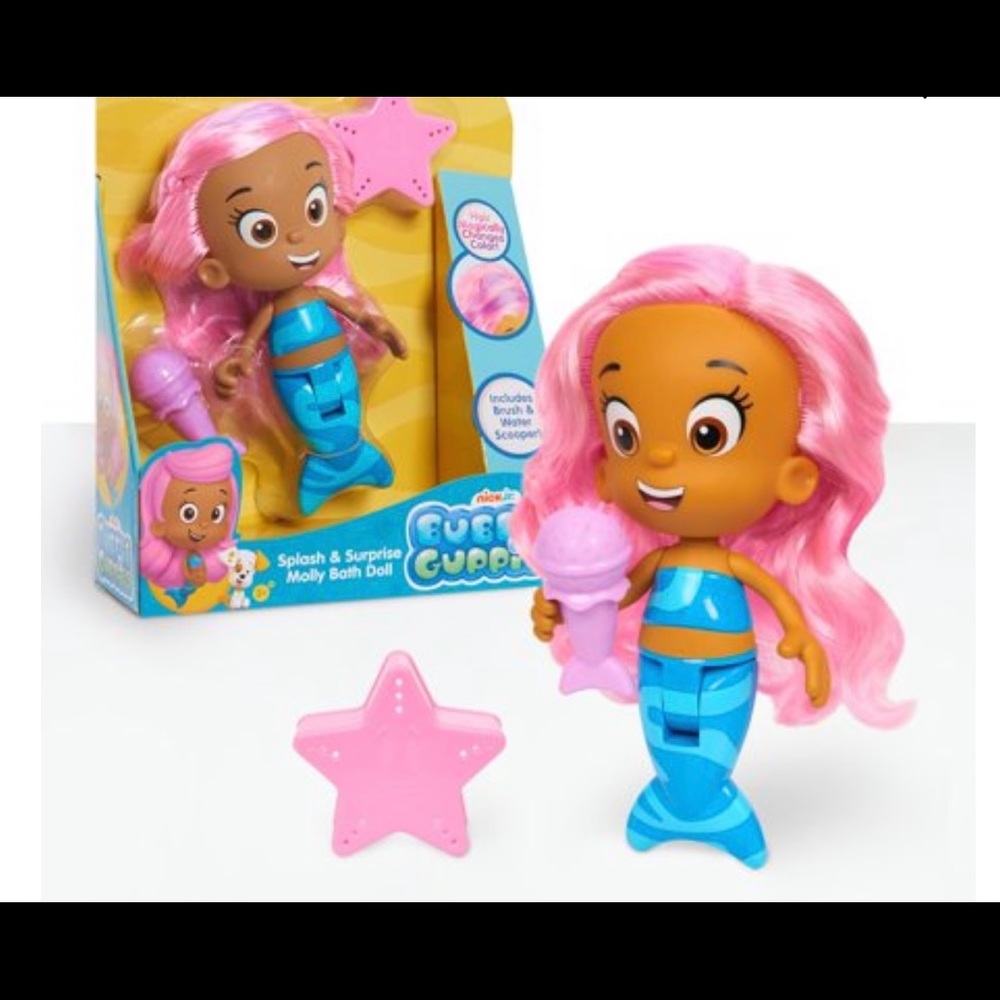 NIB Bubble Guppies Molly Splash Surprise Doll